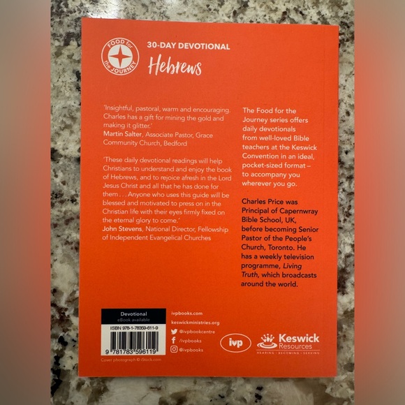 2/$10 30-Day Devotional Hebrews Book - Picture 2 of 2